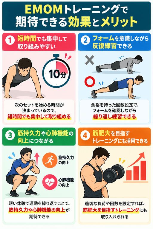 EMOMトレーニングで期待できる効果とメリット