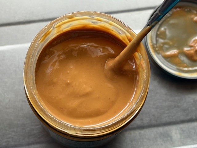 よく混ぜて分離を解消した状態